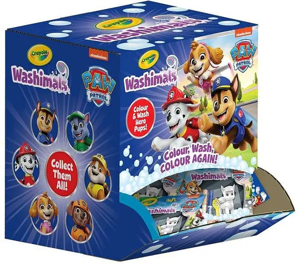 Set de activități reutilizabil Crayola Washimals - Paw Patrol, sortiment