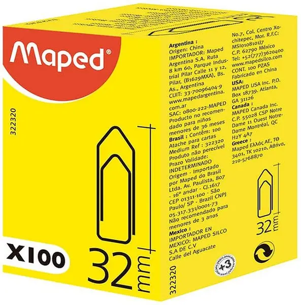 Set de agrafe de birou Maped - 32 mm