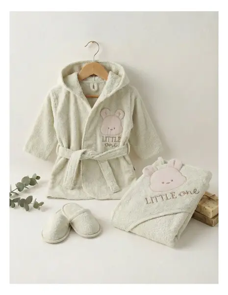 Set de baie, Little One, gri