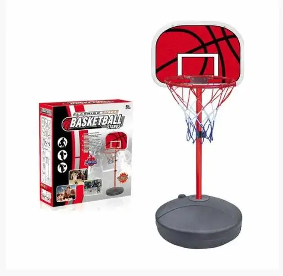 Set de baschet cu inaltime reglabila pana la 202 cm, minge si suport stabil