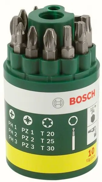 Set de biți Bosch - 10 piese