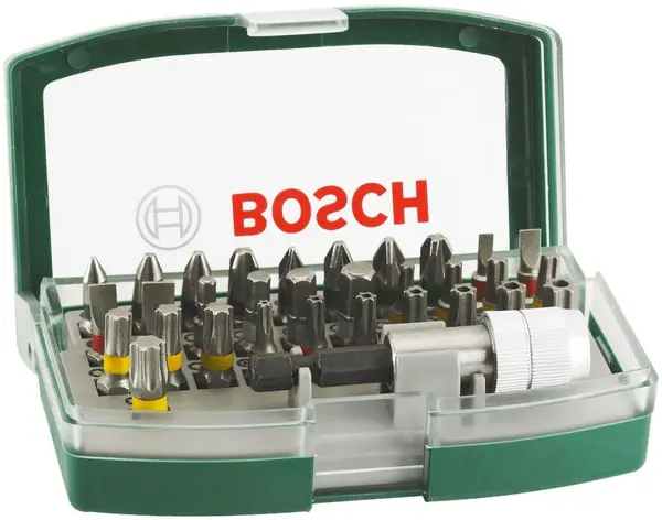 Set de biți cu codificare colorată Bosch - 32 de piese