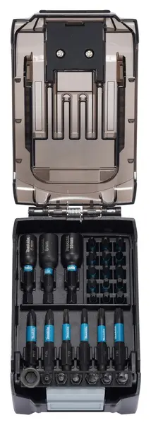 Set de biți și burghie Makita - Impact Black E-22850, 1/4'', 31 buc