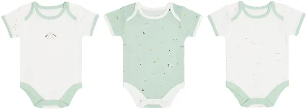 Set de body pentru bebeluși KikkaBoo Sleepy Sheep - 3 buc, 0-3 luni