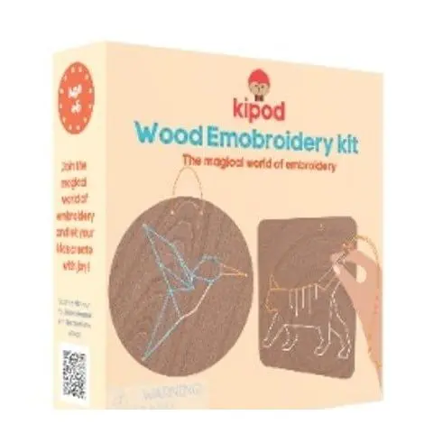 Set de broderie din lemn - Animale Kipod