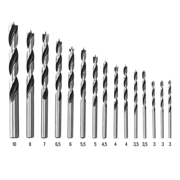 Set de burghie pentru lemn Trotec