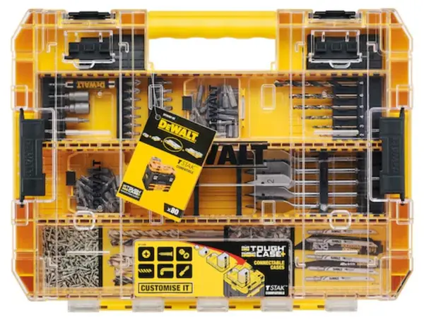 Set de burghie și biți DeWALT – DT70767-QZ, 80 de piese