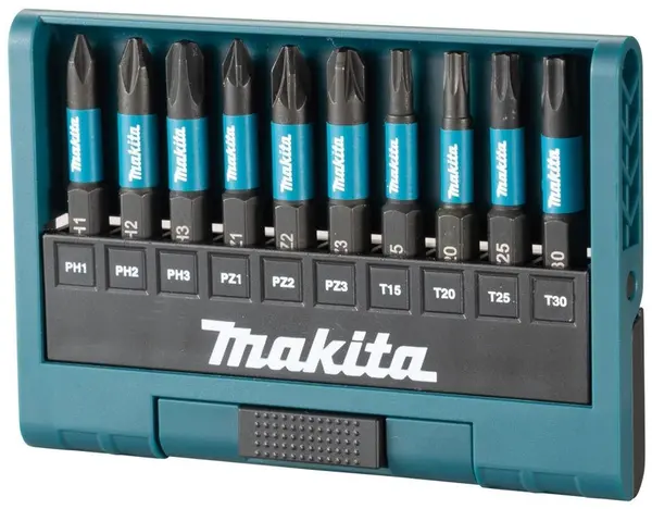 Set de capete Makita - Impact Black E-12011, 1/4'', 10 buc