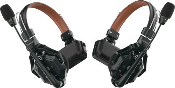 Set de casti cu o singura casca si microfon, Hollyland Solidcom C1 Pro Wireless Intercom System with 2 ENC headsets