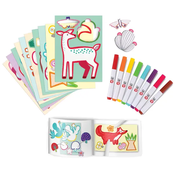 Set de colorat AS Company - Primele mele markere, într-o cutie