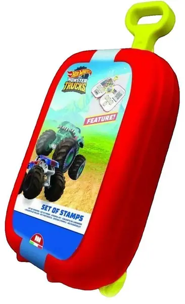Set de colorat în valiză pe roți Multiprint Hot Wheels