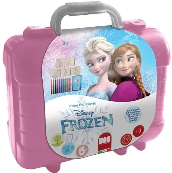 Set de colorat multiprint în valiză - Frozen