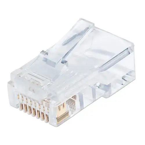 Set de conectori modulari ecranati Gembird, LAN RJ45, 10 bucati