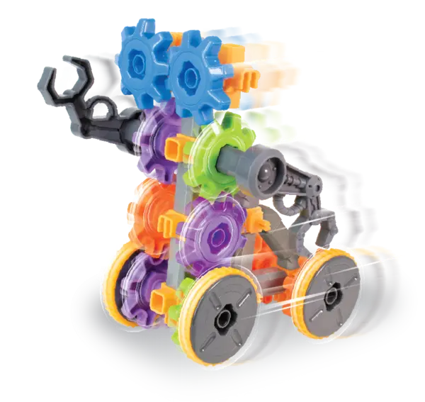 Set de constructie 3 in 1 STEM - Robotel masinute saniter