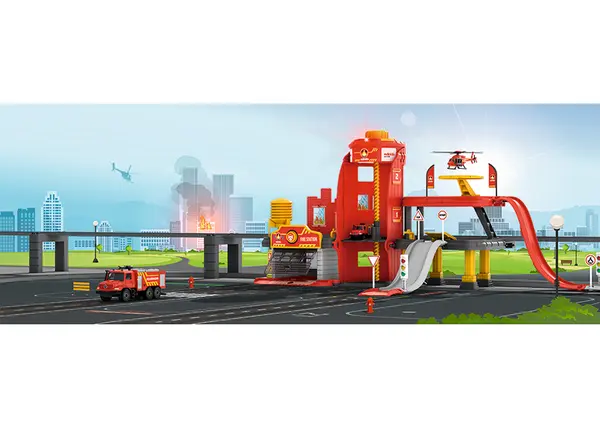 Set de constructie - Fire Station with Light and Sound Function | Marklin