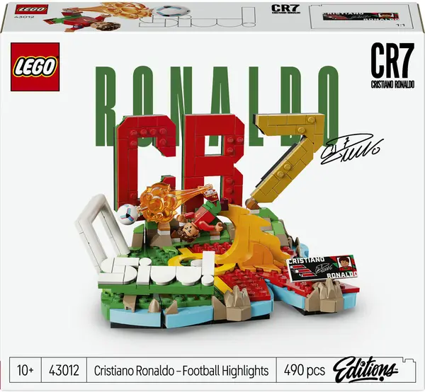 Set de construcție LEGO Editions - Accente de fotbal: Cristiano Ronaldo (43012)