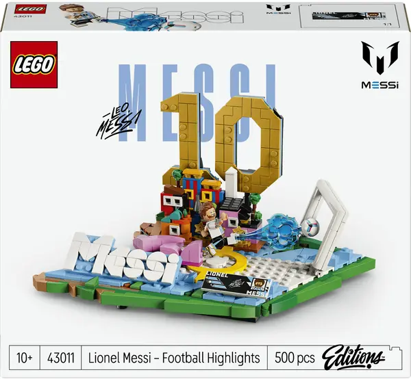 Set de construcție LEGO Editions - Accente de fotbal: Lionel Messi (43011)