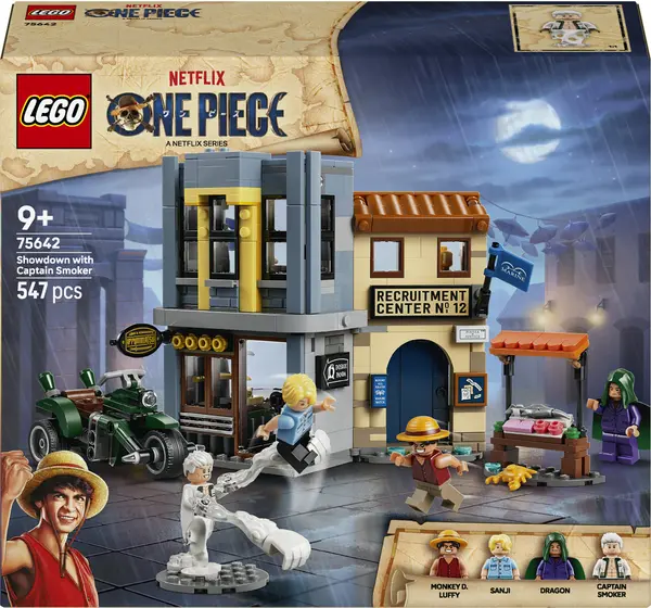 Set de construcție LEGO One Piece – Înfruntarea cu Căpitanul Smoker (75642)