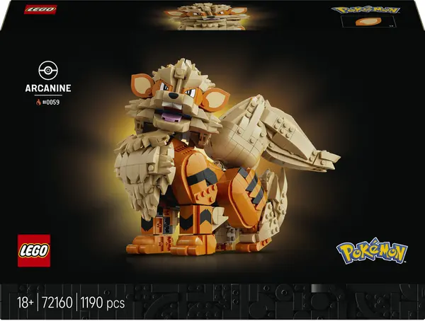 Set de construcție LEGO Pokémon – Arcanine (72160)