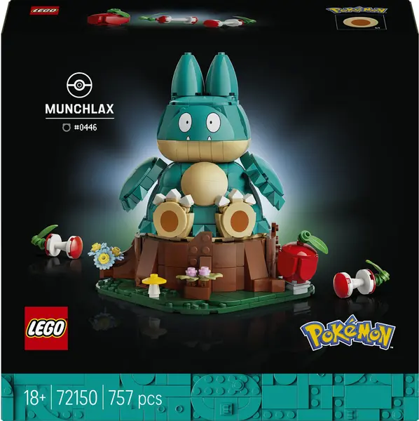 Set de construcție LEGO Pokémon – Munchlax (72150)