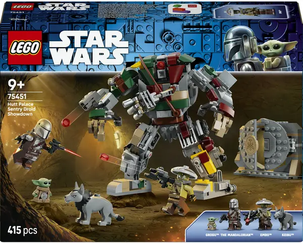 Set de construcție LEGO Star Wars – Confruntare cu Droidul Gardian în Palatul lui Hutt (75451)