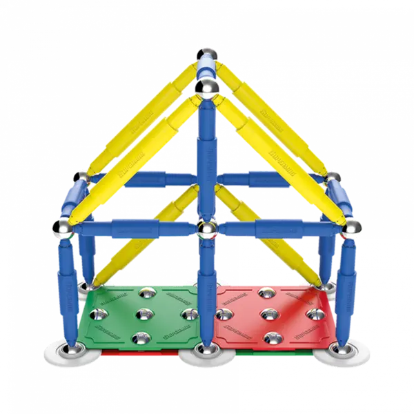 Set de constructie magnetic Classic - 98 piese | Supermag