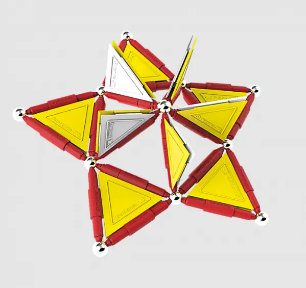 Set de constructie magnetic - Tags - 116 piese | Supermag