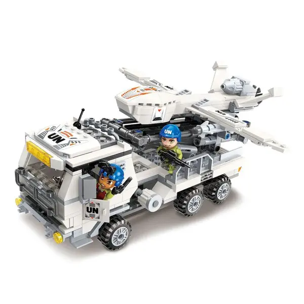 Set de constructie Qman High Tech RV 474 piese