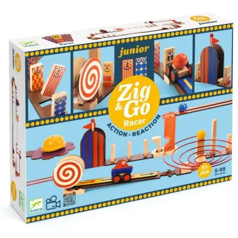 Set de constructie trasee Zig & Go Junior, Djeco