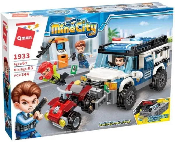 Set de construit Qman - Automobil blindat
