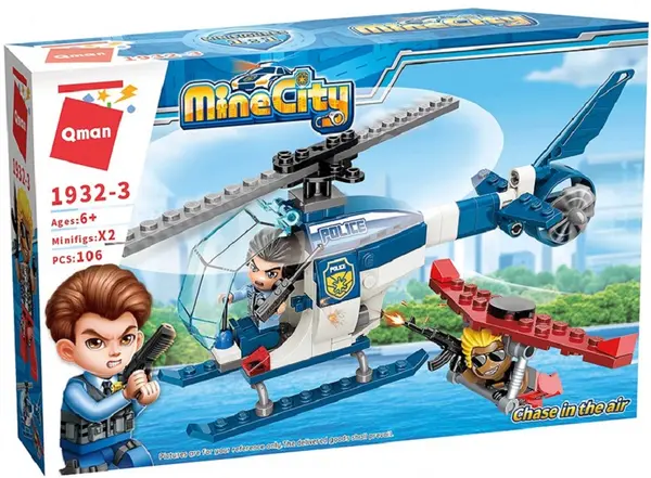 Set de construit Qman - Urmarire aeriana
