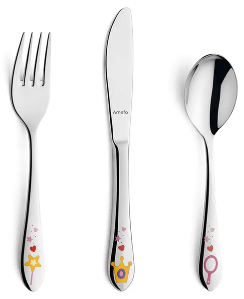 Set de copii pentru masă Amefa - Princess, 3 piese