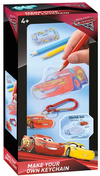 Set de creatie Totum - Decoreaza singur, Masini, breloace