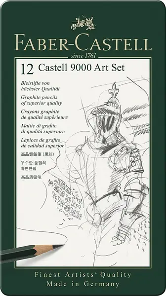 Set de creioane Faber-Castell 9000 - 12 buc.