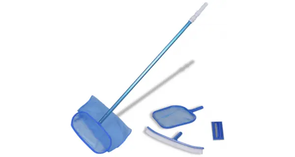 Set de curatare a piscinei 1 perie 2 skimmere 1 tub telescopic