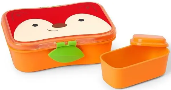 Set de cutii pentru alimente Skip Hop Zoo – 2 bucăți, vulpiță