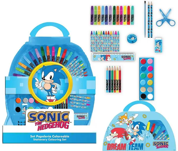 Set de desen Cerda Sonic - în valiză, 50 piese