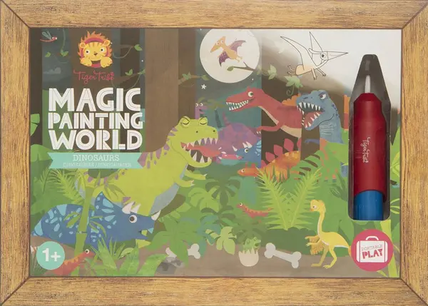 Set de desen cu apa Tiger Tribe - Dinozauri