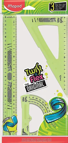 Set de desen tehnic Maped Twist'n Flex - 3 piese, sortiment