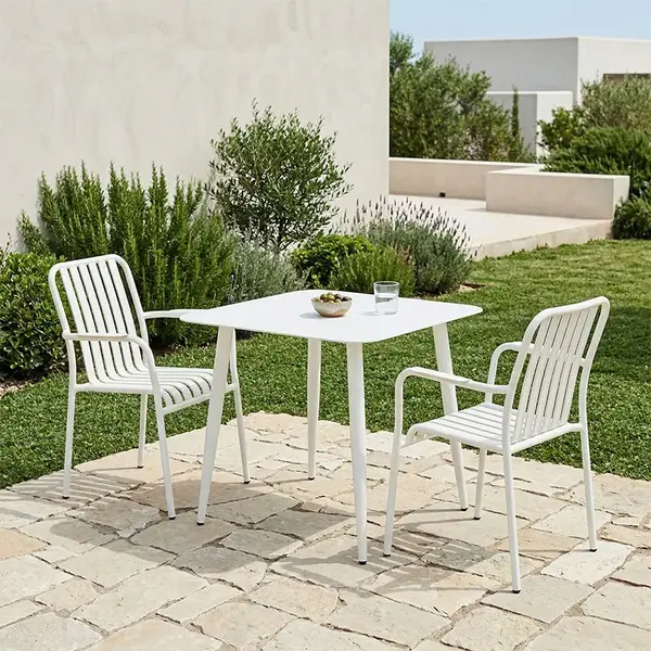 Set de dining Heven Vista pakoworld, set de 3 piese, aluminiu negru, 80x80x72cm Set de dining Heven Vista pakoworld, set de 3 piese, aluminiu negru, 80x80x72cm