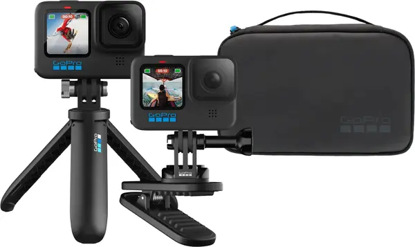 Set de doua accesorii GoPro - Travel Kit, pentru HERO8/9/10/11/12, negru