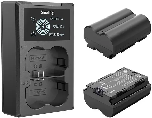 Set de două baterii și încărcător SmallRig - NP-W235