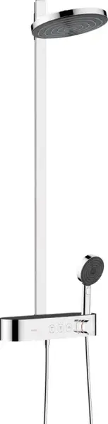 Set de dus cu baterie termostatata, palarie 26 cm, 2 jeturi, crom, Hansgrohe Pulsify S