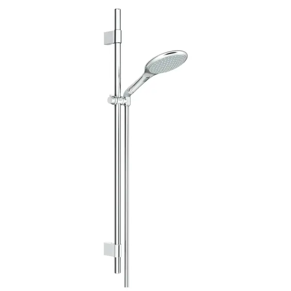 Set de dus Grohe Rainshower Solo 150, 2 pulverizari, bara dus 90 cm, Crom