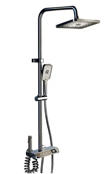 Set de dus smart iHunt HP060GR, Display LED, afisaj digital, 4 moduri de curgere, ajustabil