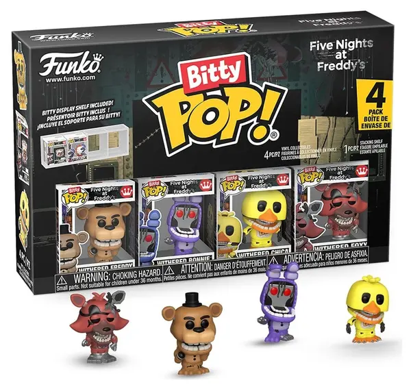 Set de figurine mini Funko Bitty POP! Games: Five Nights at Freddy's - 4 Pack (Series 6)