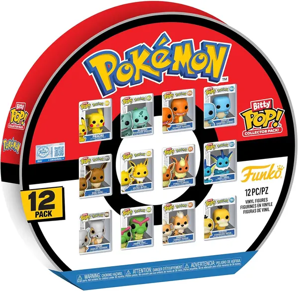 Set de figurine mini Funko Bitty POP! Games: Pokemon - 12 Pack (Special Edition)