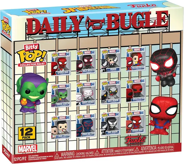 Set de figurine mini Funko Bitty POP! Marvel: Spider-Man - Daily Bugle - 12 Pack (Special Edition)