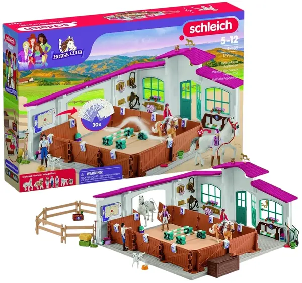 Set de figuriSchleich Horse Club - Arena de echitație, 179 părți
