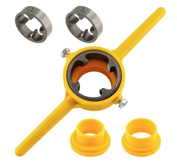 Set de filetare tevi PVC dimensiuni 1/2 si 3/4 si 1